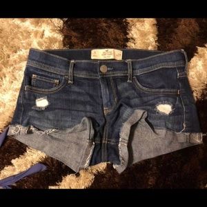 hollister jean shorts